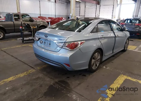 2013 Hyundai Sonata Hybrid Limited z USA, uszkodzony, nr VIN KMHEC4A40DA096374